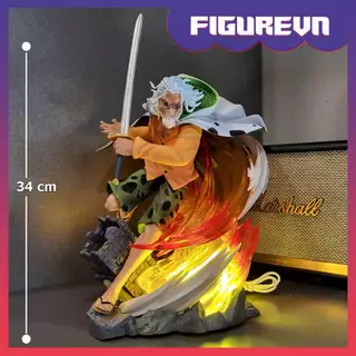 Mô hình Silver Rayleigh chiến đấu 34 cm có LED  - One Piece