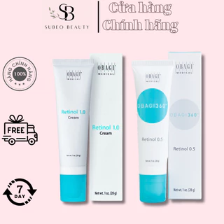 Kem dưỡng da mặt RETINOL  O B G chống lão hóa ngừa mụn 360 Retinol 0.5% - 1.0% 28g Subeo Beauty