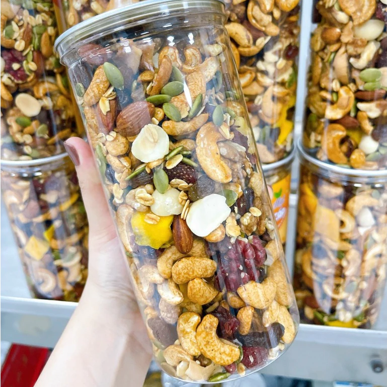 Granola siêu hạt - ngũ cốc ăn kiêng siêu hạt 5% yến mạch hộp 500gr