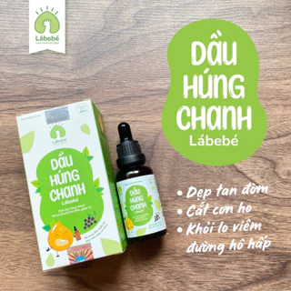 Dầu Húng Chanh Lábebé hỗ trợ lợi phế trừ đờm, giảm ho (30ml)