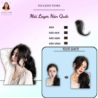 ⚡[𝐇𝐎𝐓 𝐓𝐑𝐄𝐍𝐃]⚡Tóc mái giả xoăn kẹp phồng 2 bên layer Phong cách tiểu thư Hàn Quốc - 34