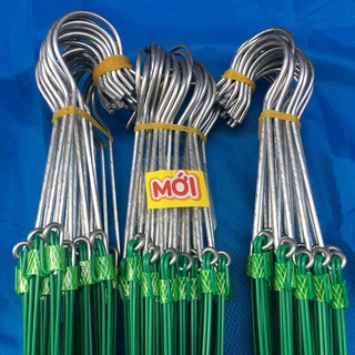 Móc Treo Phong Lan Chất Liệu Móc Kẽm Bọc Nhựa Set 20c