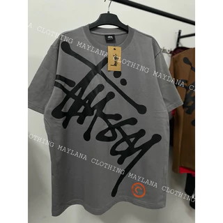 Áo thun STUSSY biglogo dày dặn cao cấp, áo phông 100% cotton full bọc tag