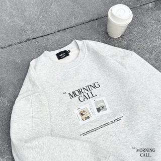 Áo Sweater Nam Nữ Morning Call Byjolievn Form Unisex Vải Nỉ Bông Cao Cấp