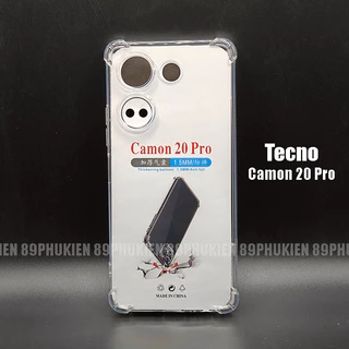 Ốp trong suốt chống va đập Tecno Camon 20 Pro