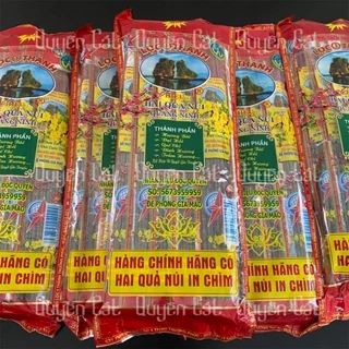 Nhang sạch Lộc Thành, nhang Hai Quả Núi, nhang thơm mùi Quế, hương bài, nhang sạch cuốn tàn hồng