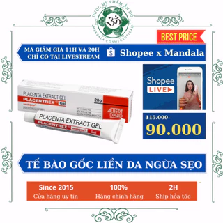 Placentrex Gel Tế bào gốc cuống rốn cho da tổn thương, lăn kim, nặn mụn