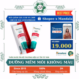 Dưỡng môi himalaya lipbalm Lip Balm 10g