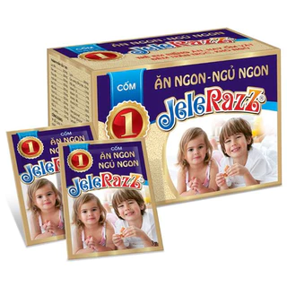 Cốm JELERAZZ - Ăn ngon - Ngủ khỏe - Tăng đề kháng (hộp 30 gói)