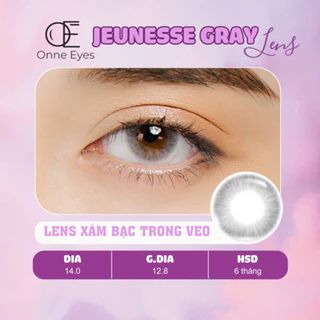 Kính áp tròng Jeunesse Brown ONNEEYES dòng lens cận sử dụng 6 tháng màu nâu tự nhiên trong trẻo giãn tròng tự nhiên