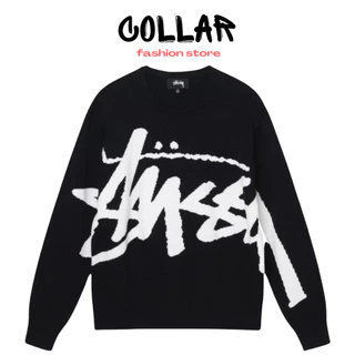 Áo sweater Stussy dệt len nam nữ cao cấp Áo sweater Stussy dệt len logo nam nữ mới nhất