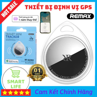 Định Vị GPS Mini Droptag Remax RT G2302 Định Vị Toàn Cầu Không Cần Lắp Sim Tích Hợp Còi