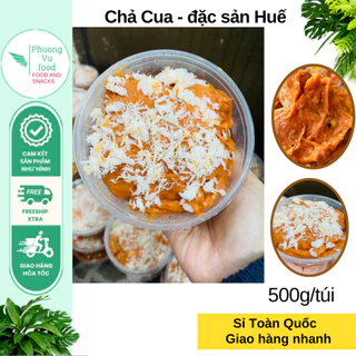 Chả Cua đặc sản cố đô Huế, nhiều cua tươi, hộp 500g, giao hỏa tốc Hà Nội