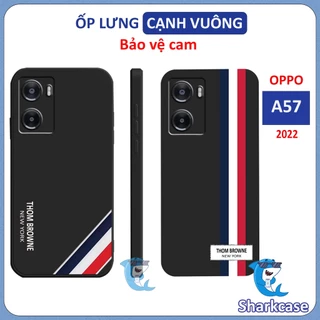 Ốp lưng Oppo A57 4G/5G, A77 hình thương hiệu chống bẩn cạnh vuông bảo vệ cam điện thoại chống sốc nhựa TPU trơn cao cấp