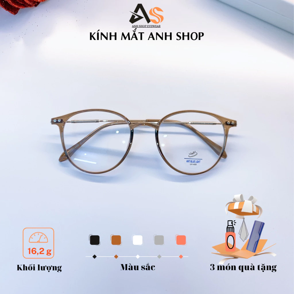 Kính tròn thời trang phong cách mới trẻ trung nhiều màu sắc lựa chọn 9531A 2955