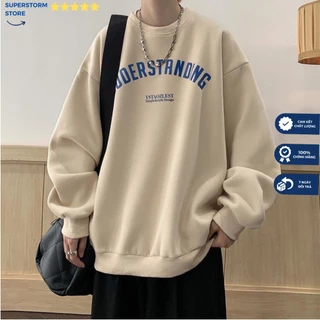 Áo Sweater Phù Hợp Nam Nữ Chất Nỉ Bông Cao Cấp