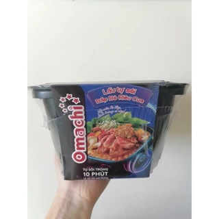 Lẩu Tự Sôi Bắp Bò Riêu Cua Omachi 276g