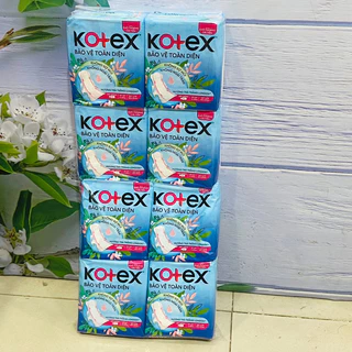 Lốc 8 Gói Băng Vệ Sinh Kotex Hương Trà Trắng Siêu Mỏng Cánh 8miếng/gói (Mới)