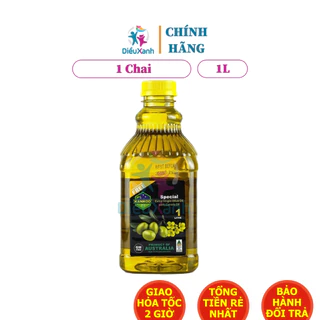 [ 1 Chai] Dầu Ăn Olive Hoa Cải KanKoo 1L - Nhập Khẩu Úc