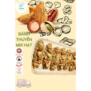 500G Bánh Thuyền mix hạt dinh dưỡng ăn kiêng, KHÔNG ĐƯỜNG