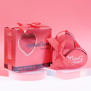 Nước hoa nữ Mutual Love hình trái tim 50ml hương thơm quyến rũ - ngọt ngào