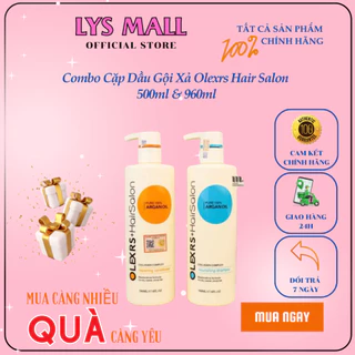 [LYS MALL] [CHÍNH HÃNG] Cặp Dầu Gội Xả Olexrs Hair Salon 500ml-960ml Cho Tóc Khô Xơ Hư Tổn Tóc Gàu Ngăn Rụng Tóc