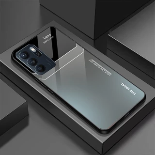 Ốp Lưng OPPO RENO 6 5G, RENO 6Z 5G, RENO 6 PRO 5G Mặt lưng kính, chống sốc, thiết kế riêng