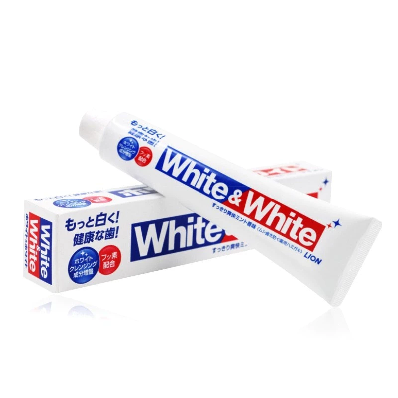 Kem đánh răng Lion White & White Nhật 150g