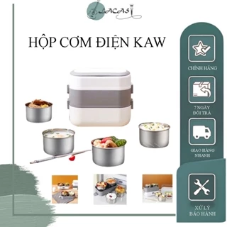 Hộp Cơm Cắm Điện CORISU - LUNCHBOX Văn Phòng 2 Tầng 4 Bát Inox Có Chức Năng Nấu Chín Hâm Nóng Và Giữ Nhiệt