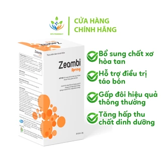 Chất xơ hòa tan Zeambi Spring cải thiện táo bón chỉ sau 7 ngày hộp 30 gói