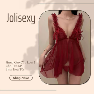 Váy Ngủ Voan Cao Cấp Dáng Ngắn JOLISEXYSHOP Có Clip