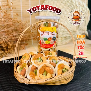 Bánh Tròn Đồng Tiền Mix Hạt Dinh Dưỡng - 400gr tốt cho người ăn kiêng, giảm cân , eat clean từ Yotafood