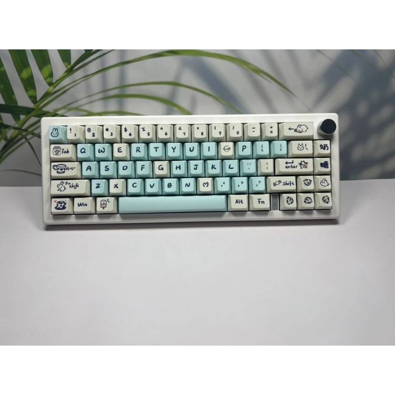 Kecap thỏ dễ thương WHITE RABBIT TOFFE profile cherry PBT