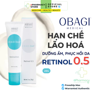 Kem dưỡng OBAGI Retinol 0.5 & 1.0 giúp , hạn chế lão hoá, gỉam mụn, mờ thâm