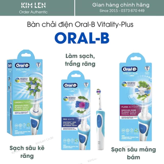 Bàn chải điện OralB Vitality làm sạch răng, làm trắng, sạch mảng bám