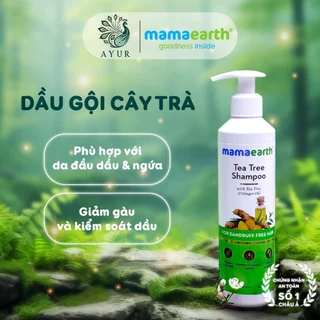 🌿 Dầu Gội Sạch Gàu Cây Trà Mamaearth Loại Bỏ Gàu Dầu Thừa Giảm Ngứa Nuôi Dưỡng Tóc