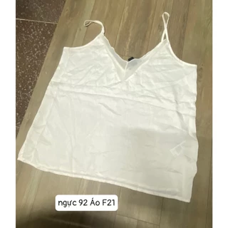 Áo 2 Dây Voan F21 Cổ V Kiểu Sang Trọng Size S Ngực 92 VNXK