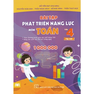 Sách - Bài tập phát triển năng lực môn Toán 4 tập 1 (Cánh diều)