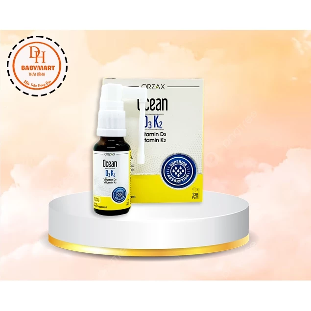 Ocean D3K2 Hỗ Trợ Bổ Sung Vitamin D3k2 ( Mua 2 tặng 1 Vitamin D3 ocean )