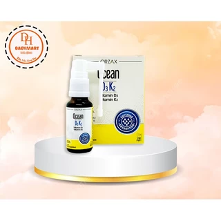 Ocean D3K2 Hỗ Trợ Bổ Sung Vitamin D3k2 ( Mua 2 tặng 1 Vitamin D3 ocean )