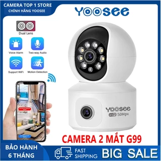 Camera WiFi Yoosee G99 Mẫu Mới - 8LED Kèm Thẻ Nhớ