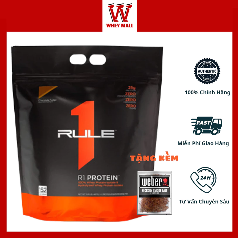 Rule 1 10Lbs Thực Phẩm Hỗ Trợ Tăng Cơ Whey Rule 1 Protein 10lbs (4,5kg)