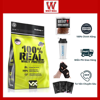 VitaXtrong 100% Real Whey Protein 2Lbs - 5Lbs Hỗ Trợ Tăng Cơ Bổ Sung Vitamin Khoáng Chất REAL WHEY 5LBS