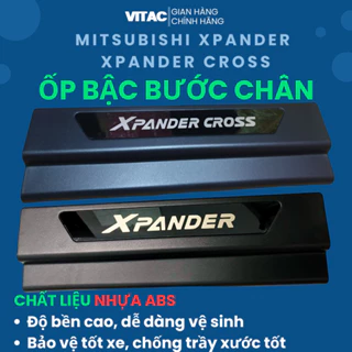 Ốp Bậc Cửa, Nẹp Bước Chân Xpander - Xpander Cross 2018-2023 - Nhựa Đen ABS