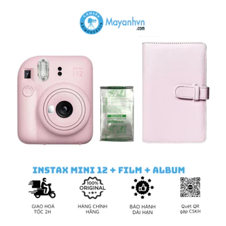 Combo Máy Ảnh Chụp Lấy Ngay Instax Mini 12 + Film + Album