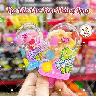 Lẻ Kẹo Dẻo Que Kem Khủng Long Cute ⚡ THƠM MÙI SỮA TRÁI CÂY ⚡ NGON TUYỆT