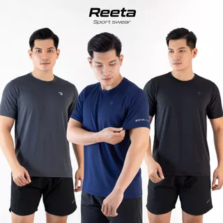 Áo Thể Thao Chạy Bộ Tập Gym Nam Cổ Tròn Ngắn Tay Thun Lạnh Reeta Thoáng Khí, Thoát Ẩm Nhiều Màu - A2242