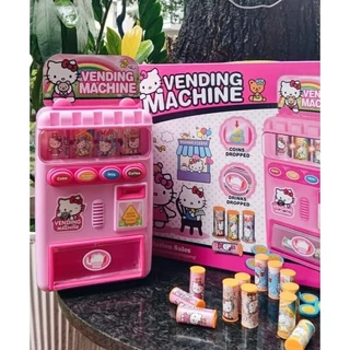 Hộp đồ chơi máy bán nước ngọt tự động Hello Kitty