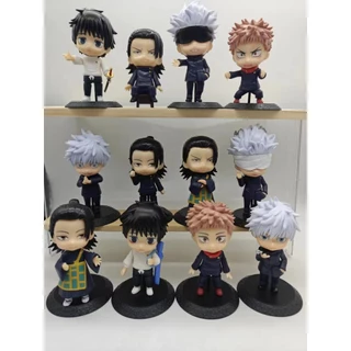 mua 3 tặng 1 [ hỏa tốc hcm ] Set 12 Mô Hình gojo satoru geto yuta Jujutsu Kaisen Chú Thuật Hồi Chiến Chibi 12cm jjk