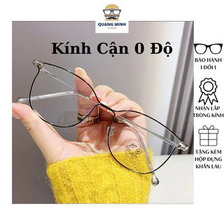 kính gọng kim loại kiểu cánh tiên giành cho nữ lắp 0 độ chống ánh sáng xanh z72835